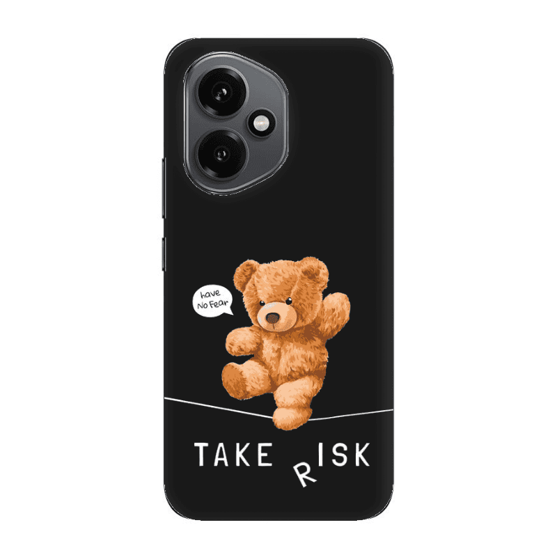 Honor Magic 400 Take risk Black Colored Silicone TPU Θήκη
